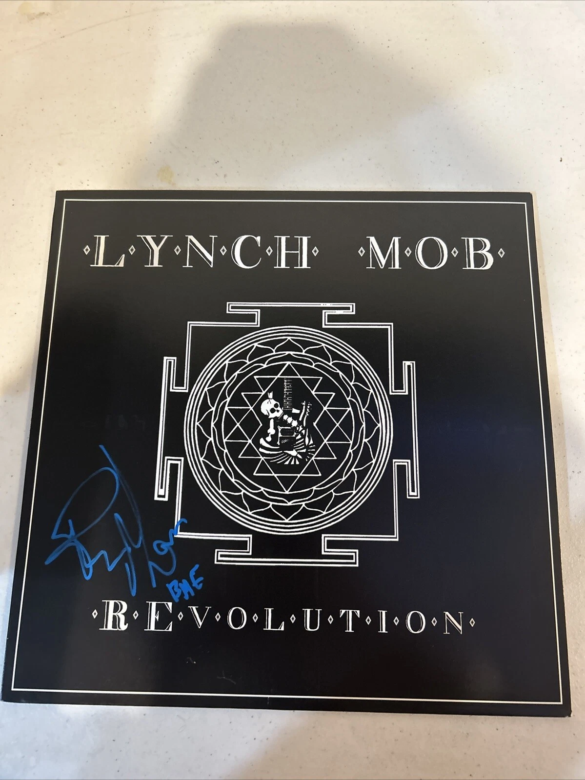 ROBERT MASON LYNCH MOB SIGNED AUTOGRAPH VINYL ALBUM ACOA REVOLUTION RECORD LP