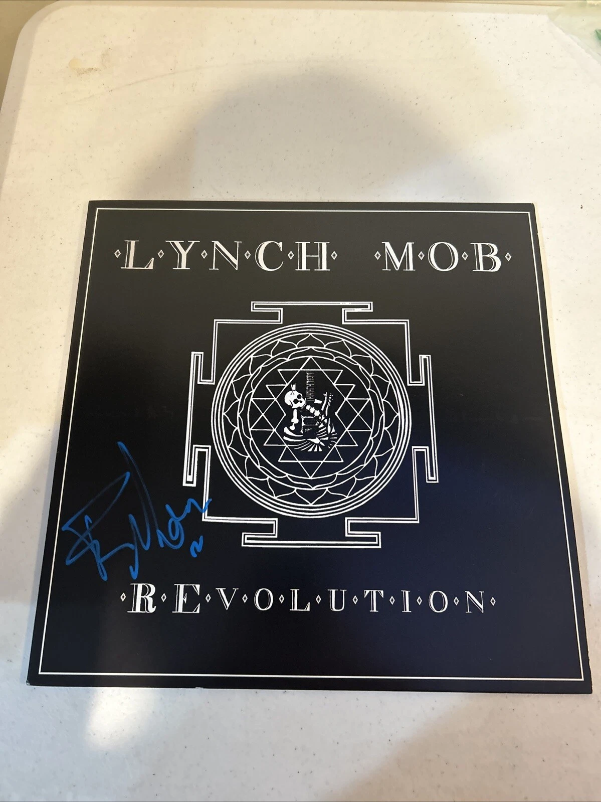 ROBERT MASON LYNCH MOB SIGNED AUTOGRAPH VINYL ALBUM ACOA REVOLUTION RECORD LP