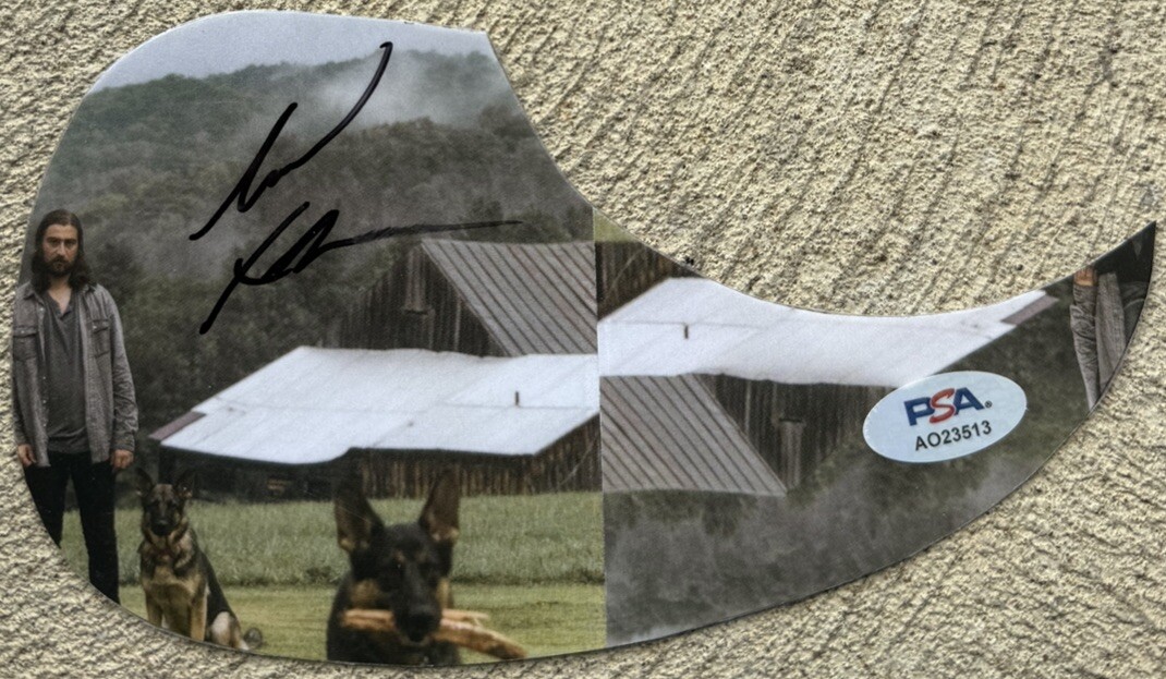 Noah Kahan Signed Limited Edition Stick Season Acoustic Guitar Pickguard PSA/DNA
