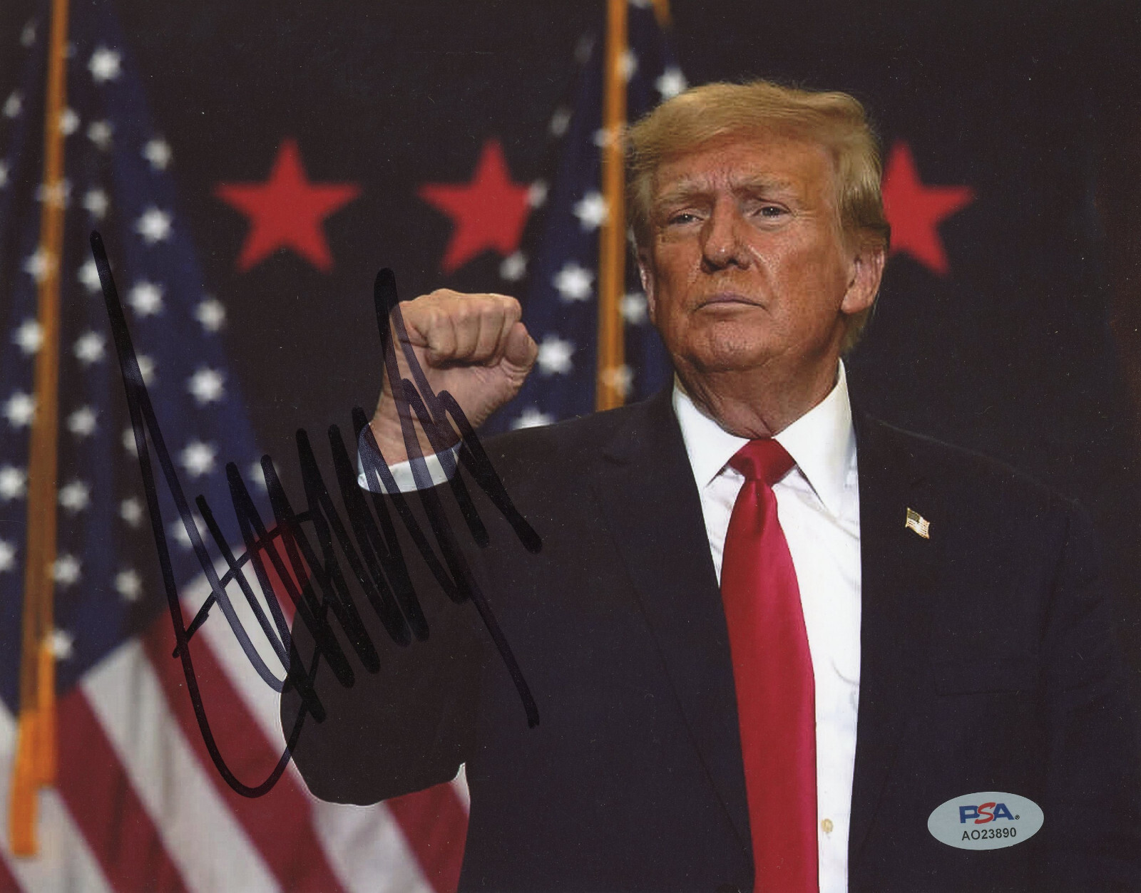 47th US President Donald Trump Autographed Signed 8x10 Photo PSA/DNA