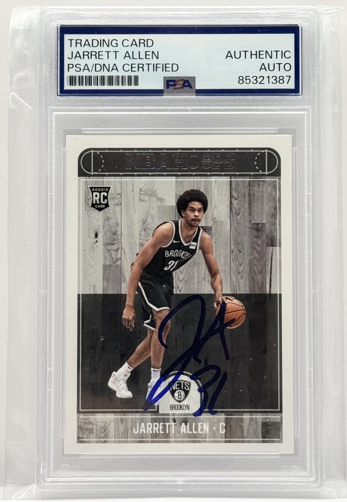 Jarrett Allen Signed Autographed 2017-18 NBA Hoops Rookie Card PSA/DNA Slabbed
