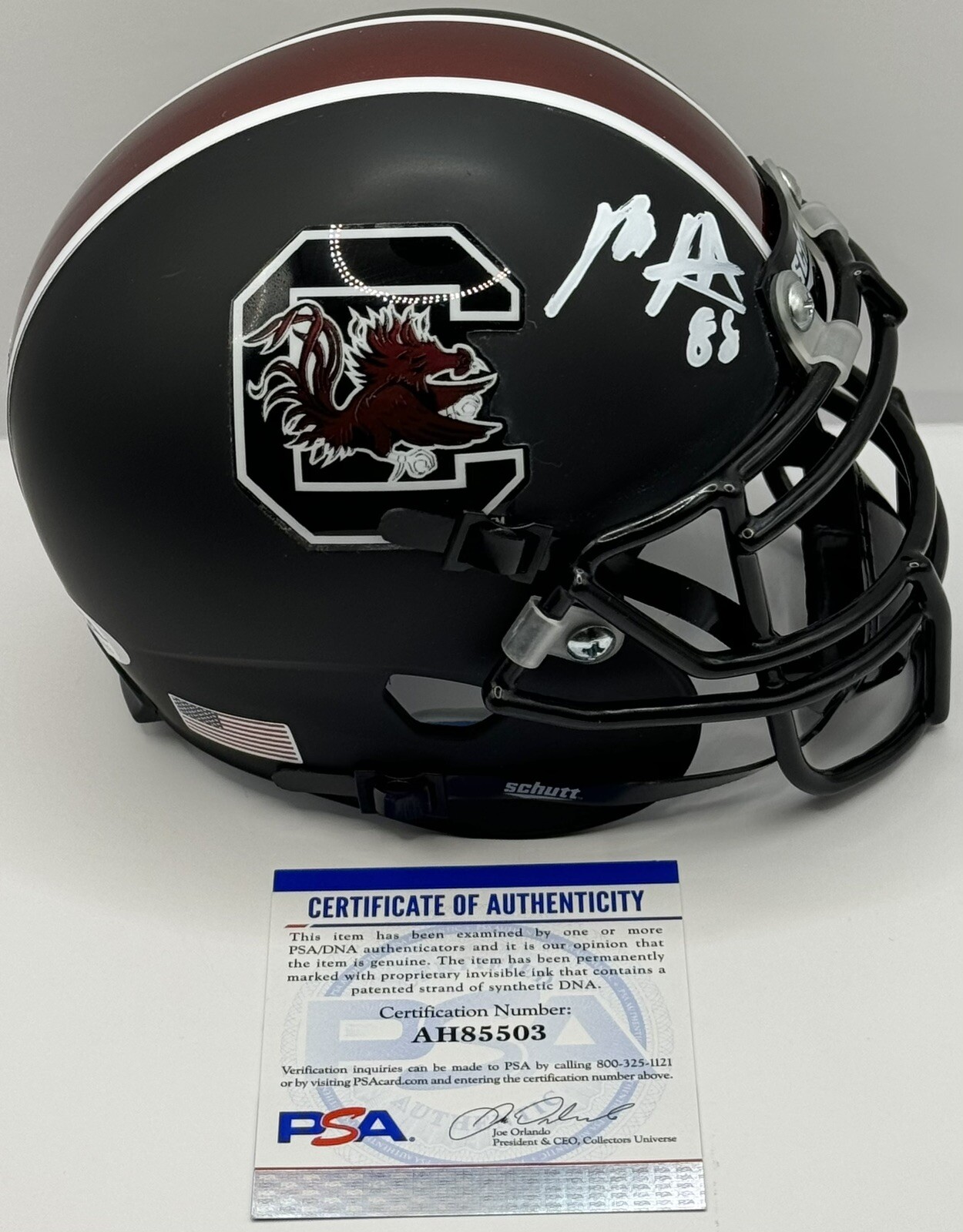 Hayden Hurst Signed Autographed South Carolina Gamecocks Mini Helmet PSA/DNA COA