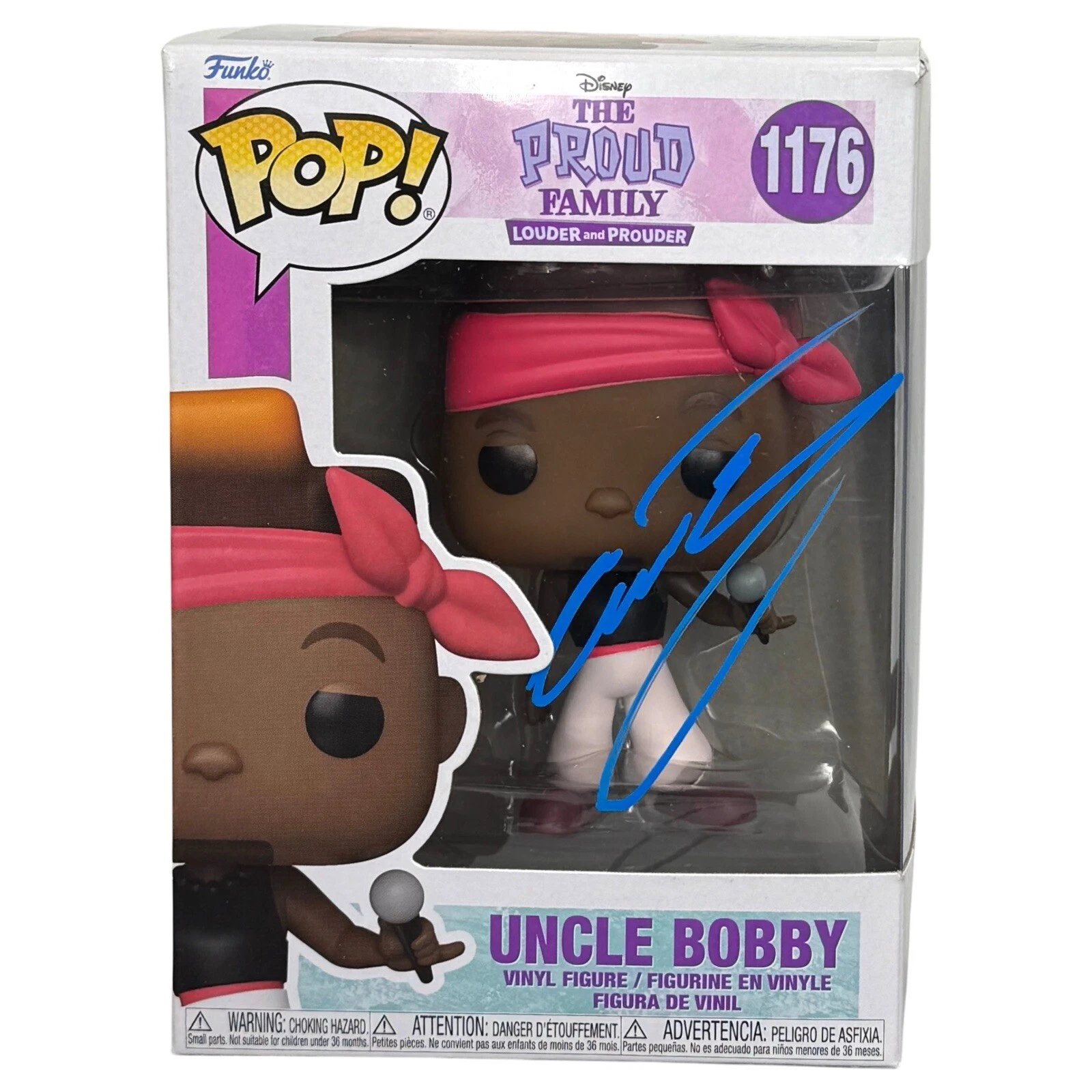 Cedric the Entertainer Signed Uncle Bobby Funko Pop The Proud Family Beckett COA
