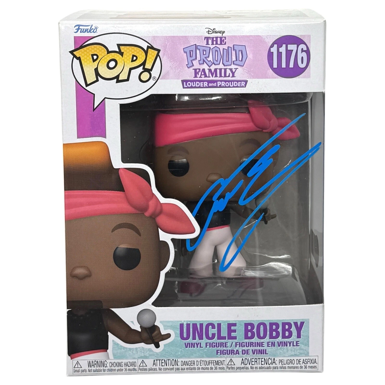 Cedric the Entertainer Signed Uncle Bobby Funko Pop The Proud Family Beckett COA