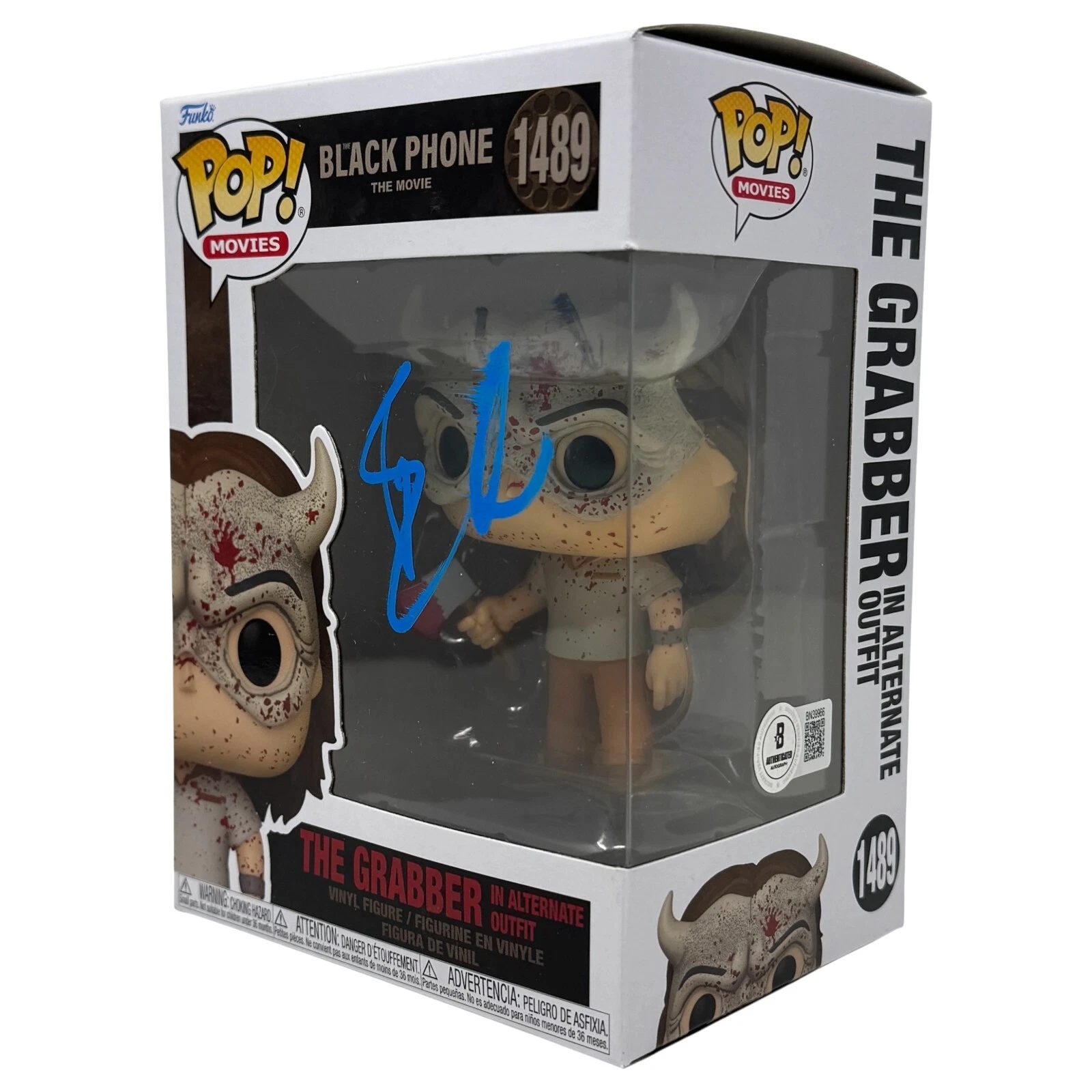 Ethan Hawke Signed The Grabber Funko Pop The Black Phone Autograph Beckett COA