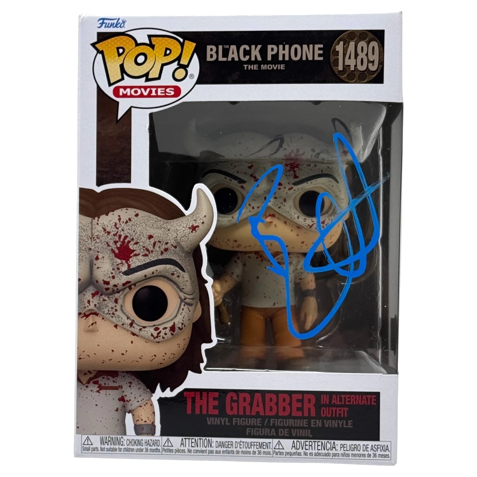 Ethan Hawke Signed The Grabber Funko Pop The Black Phone Autograph Beckett COA