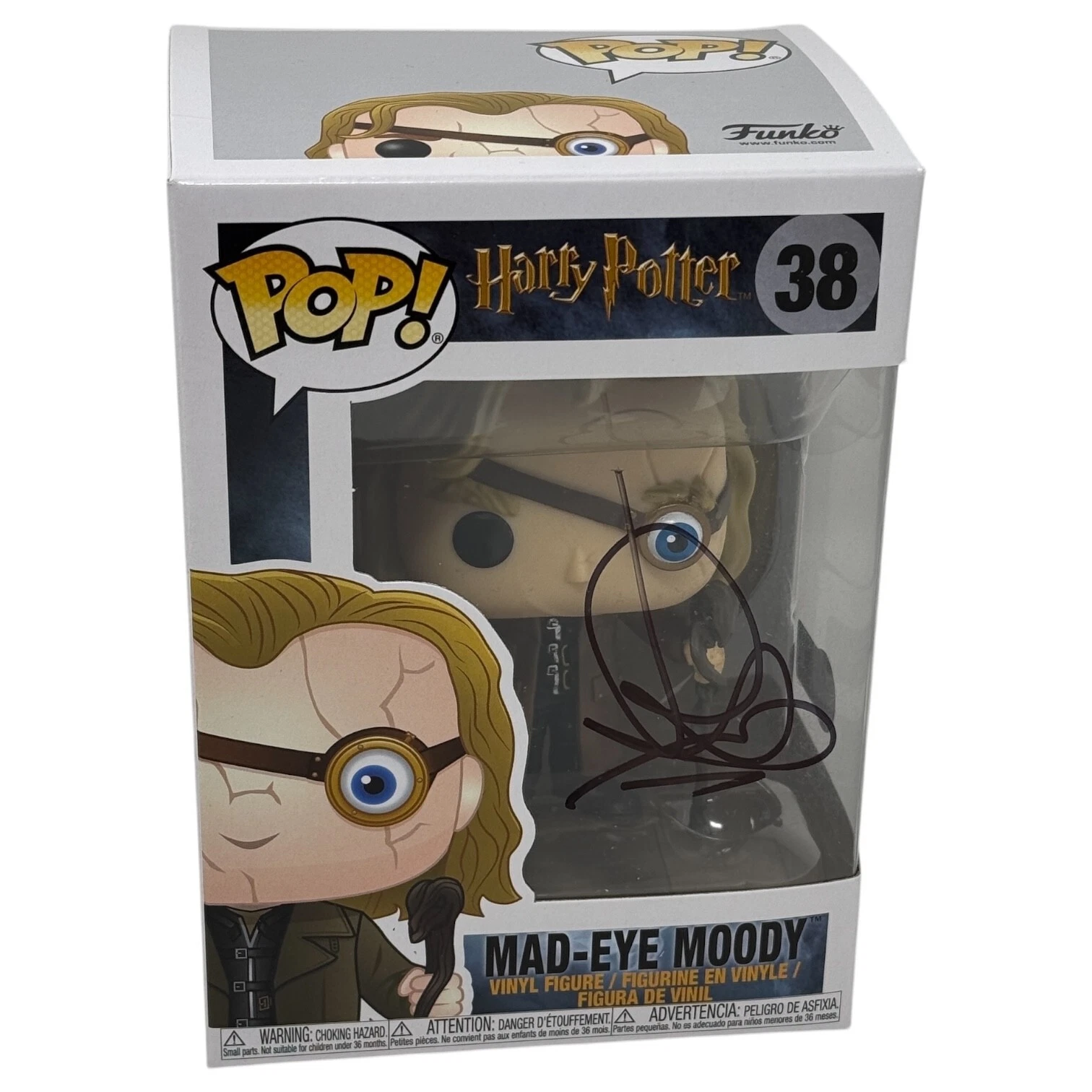 Brendan Gleeson Signed Autograph Funko Pop Harry Potter Mad-Eye Moody Beckett