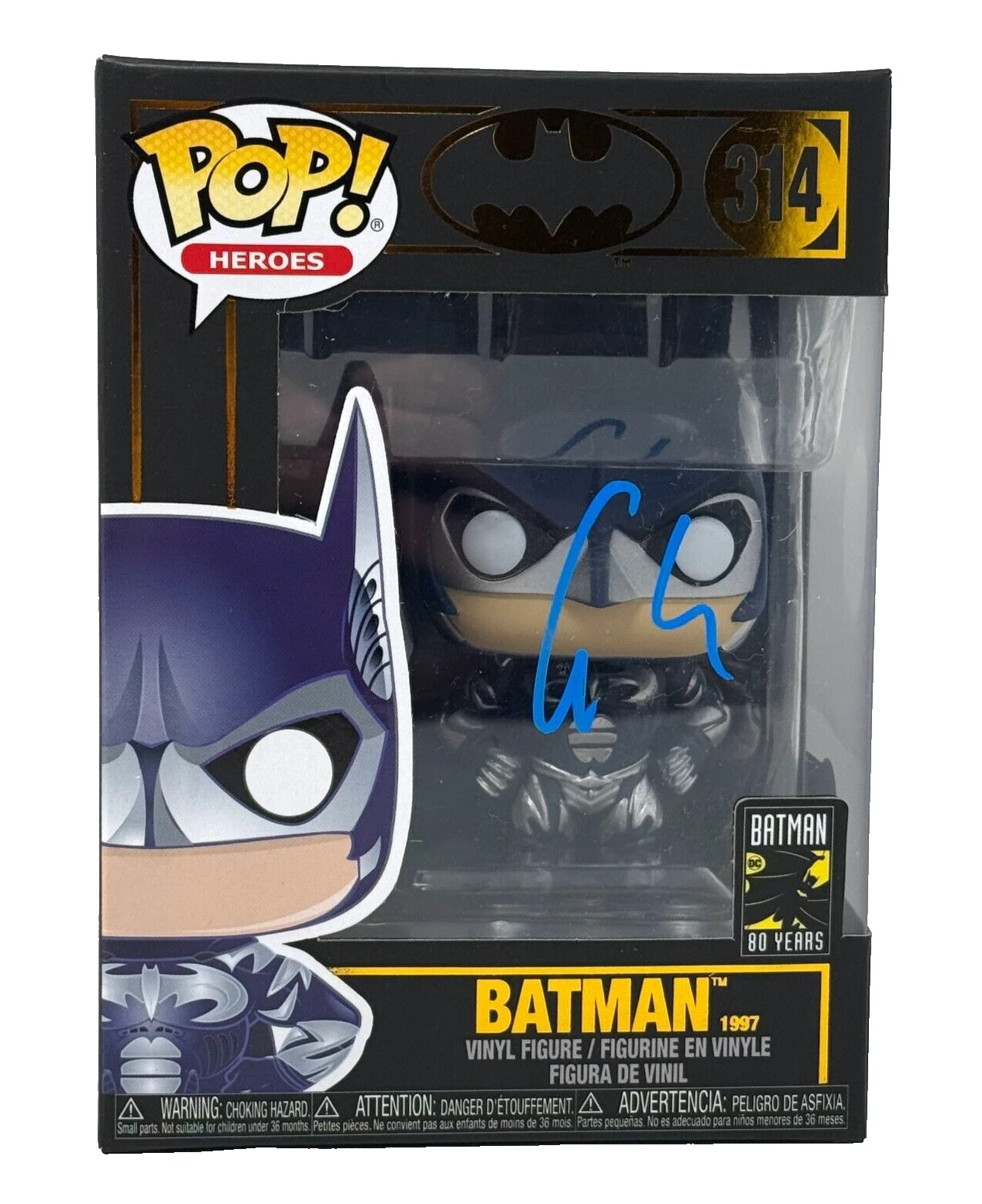 George Clooney Signed Funko Pop Batman & Robin #314 Autograph Beckett COA