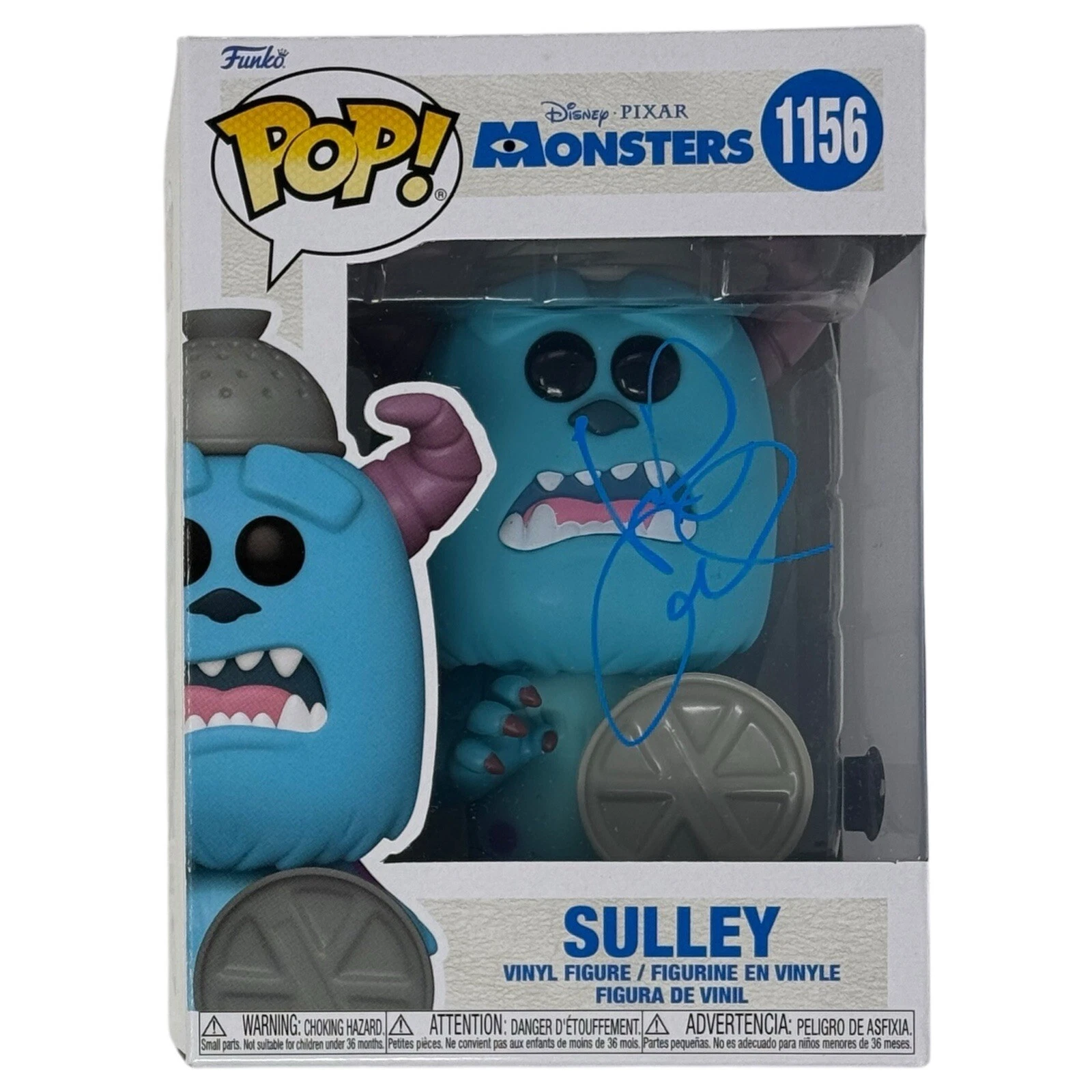 John Goodman Signed Autograph Sulley Funko Pop #1156 Monsters Inc Beckett COA