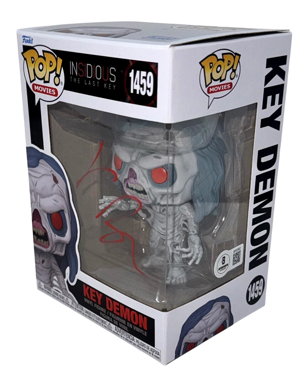 Jason Blum Signed Insidious Funko Pop Key Demon #1459 Autograph Beckett COA