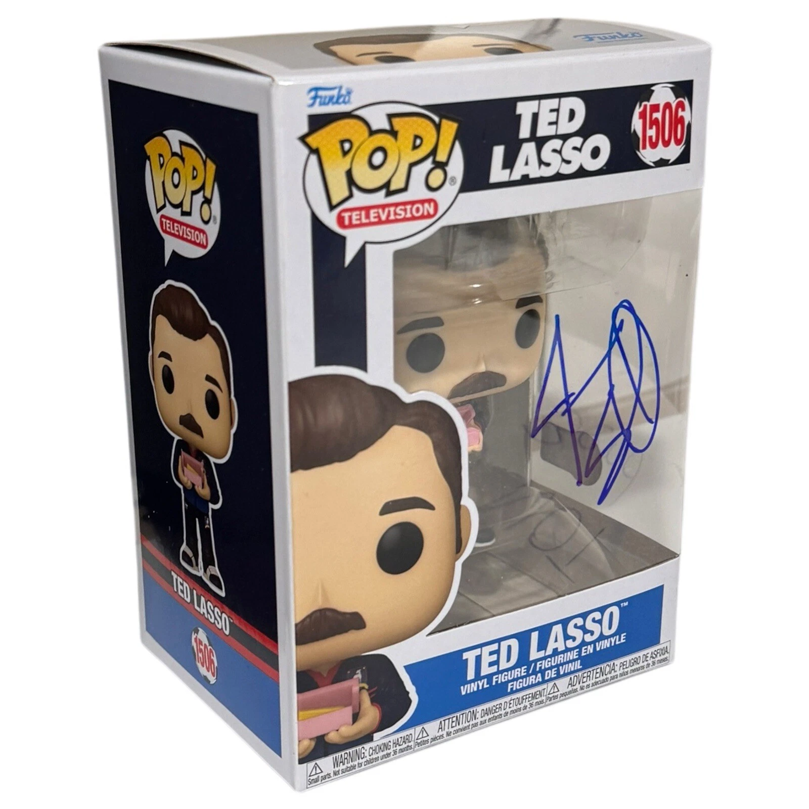 Jason Sudeikis TED LASSO Signed Funko Pop! #1506 Authentic Autograph Beckett COA