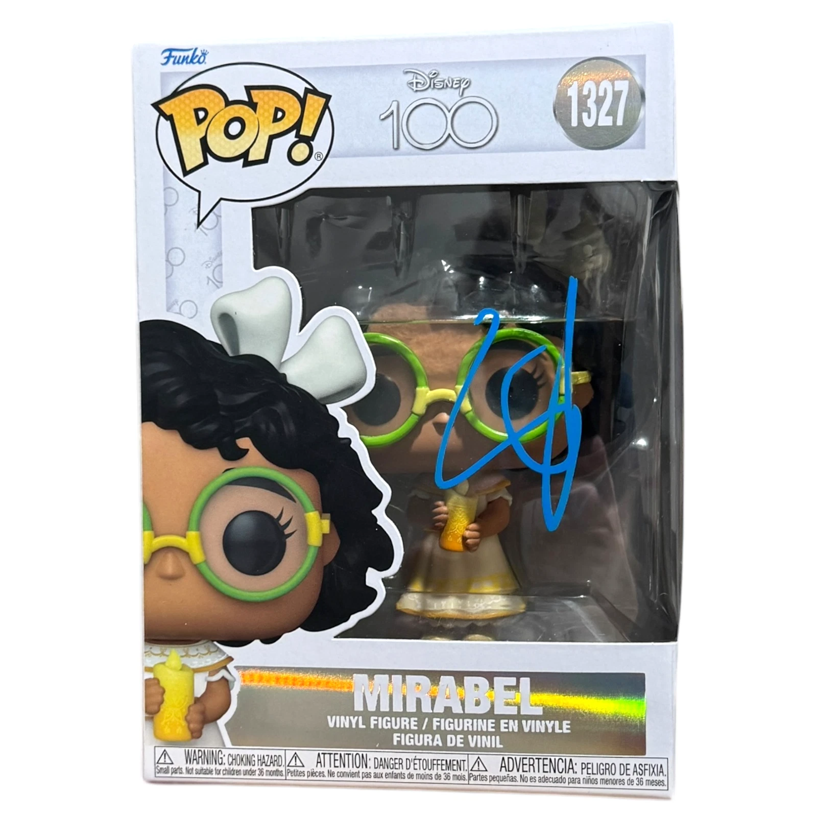 Stephanie Beatriz Encanto Signed Mirabel Funko Pop 1327 Autograph Disney BAS COA