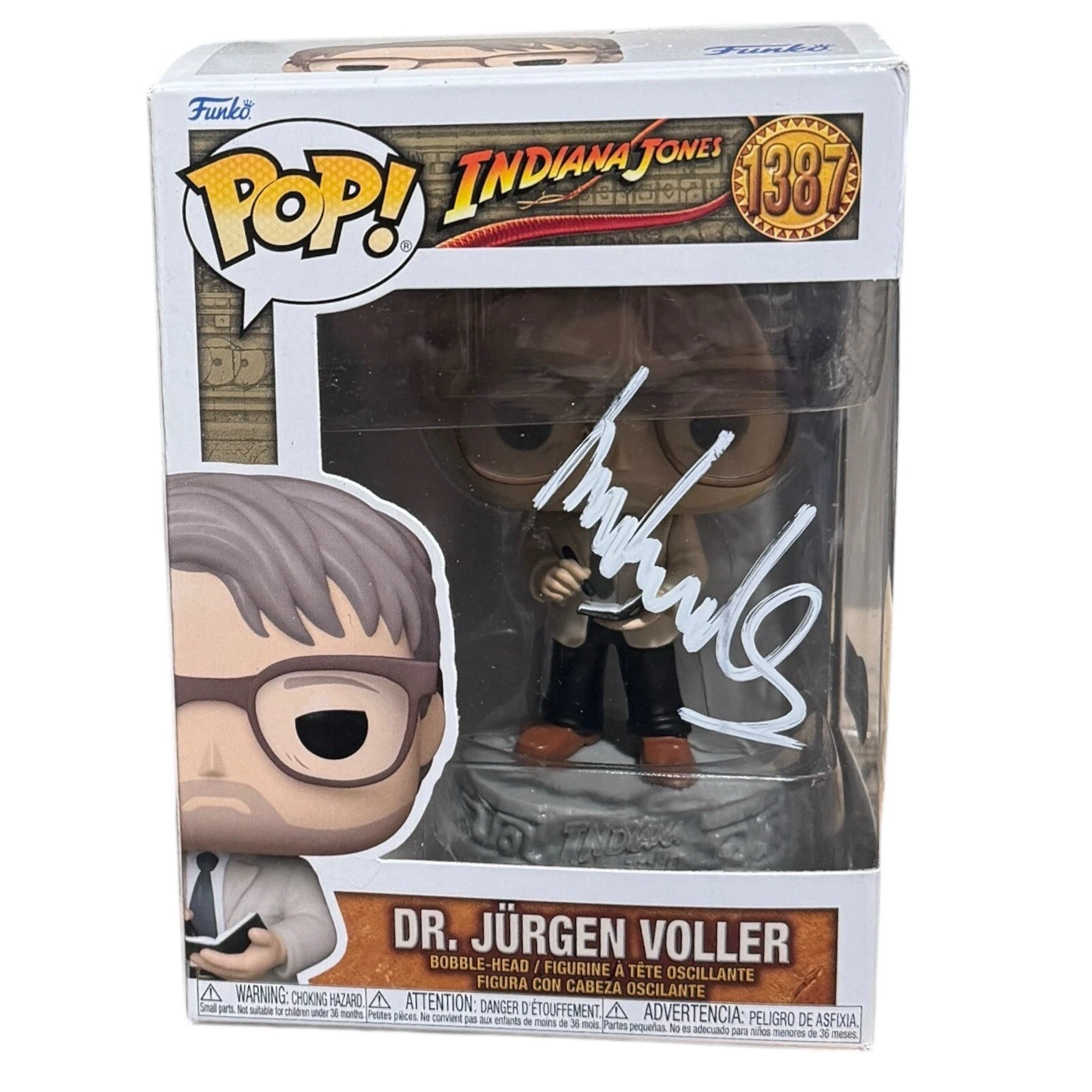 Mads Mikkelsen Signed Indiana Jones Dr. Voller Funko Pop Autograph Beckett COA