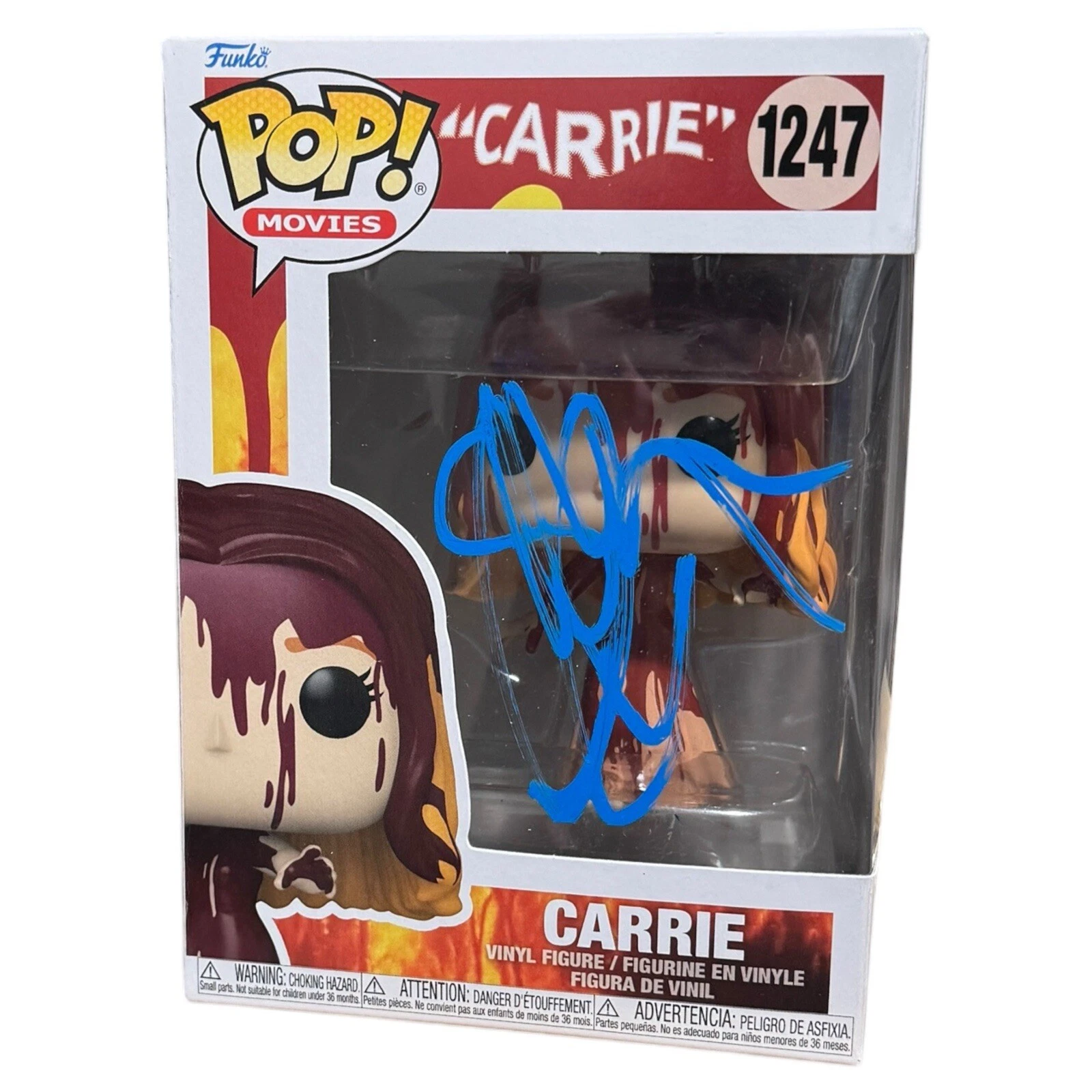 Chloe Moretz Signed CARRIE Funko Pop #1247 Beckett Horror Movie Autograph COA