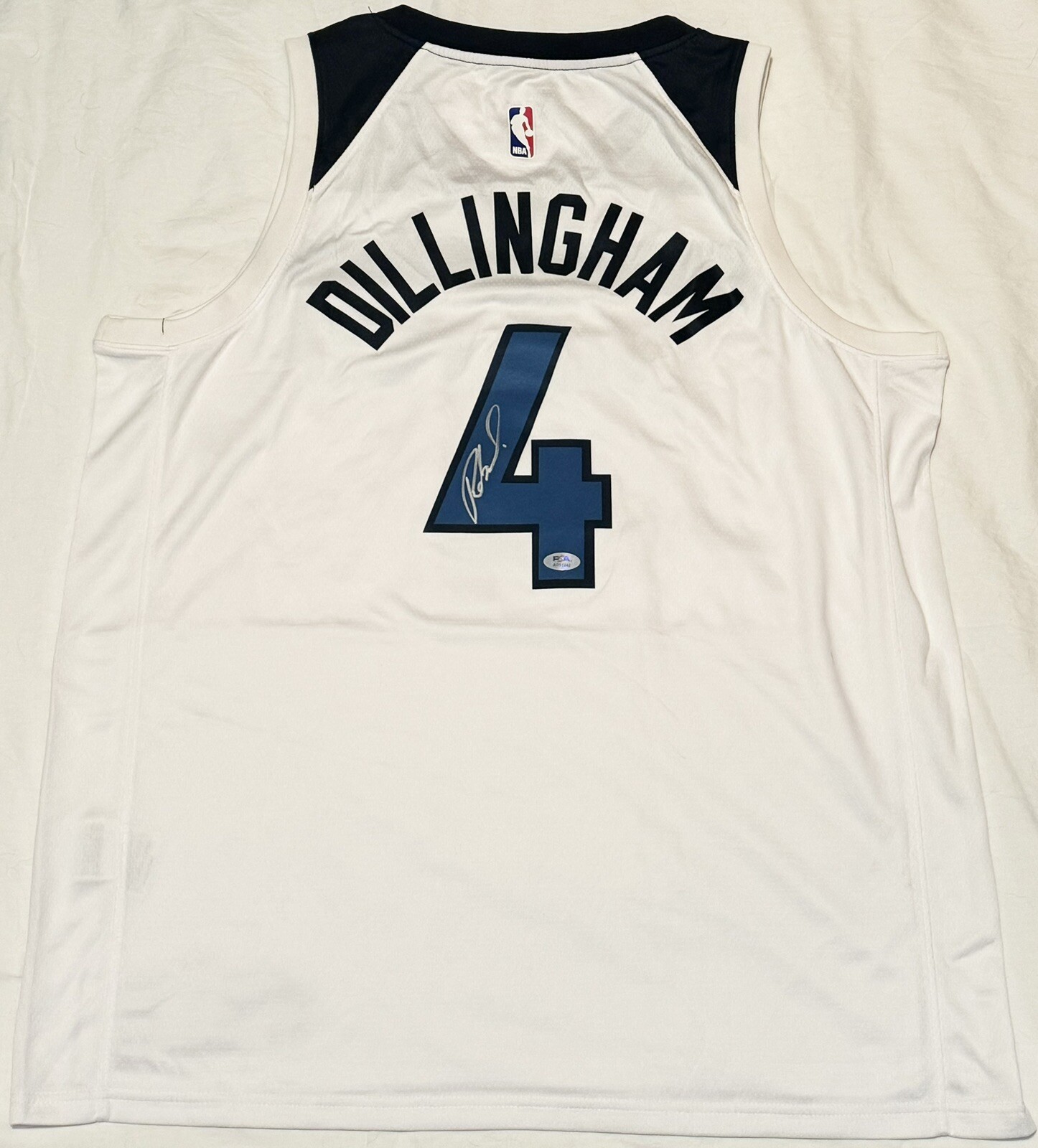 Rob Dillingham Signed Autographed Minnesota Timberwolves Jersey PSA/DNA COA