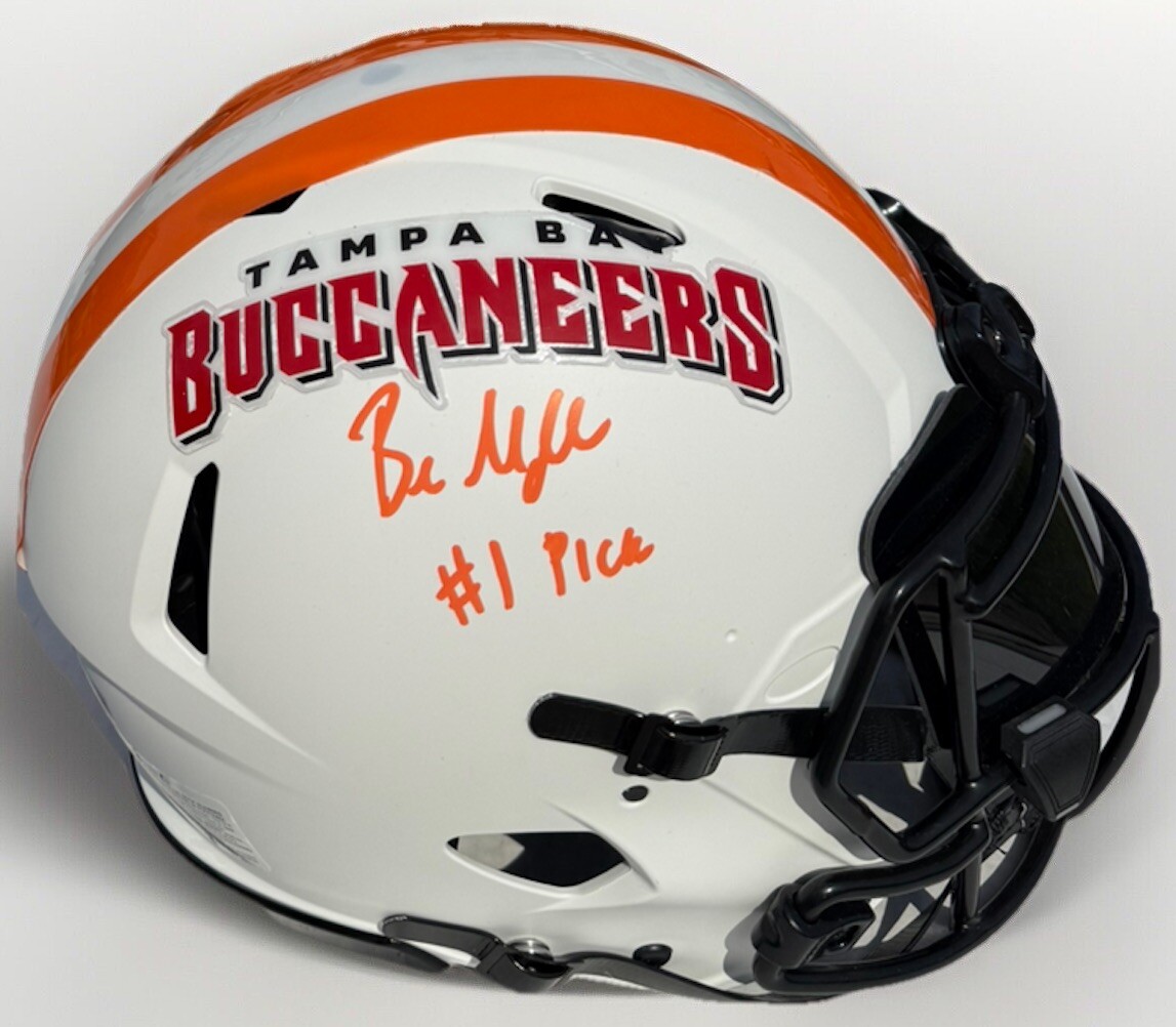 Baker Mayfield Signed Tampa Bay Buccaneers Speed Authentic Football Helmet BAS