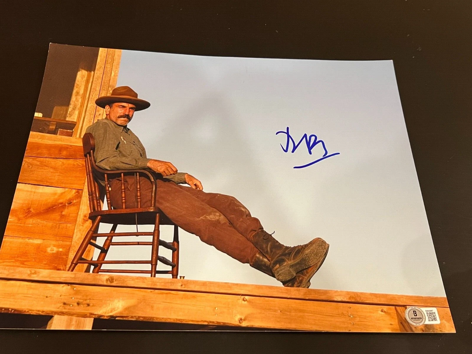 DANIEL DAY LEWIS SIGNED AUTOGRAPH 11x14 PHOTO THERE WILL BE BLOOD BECKETT BAS D