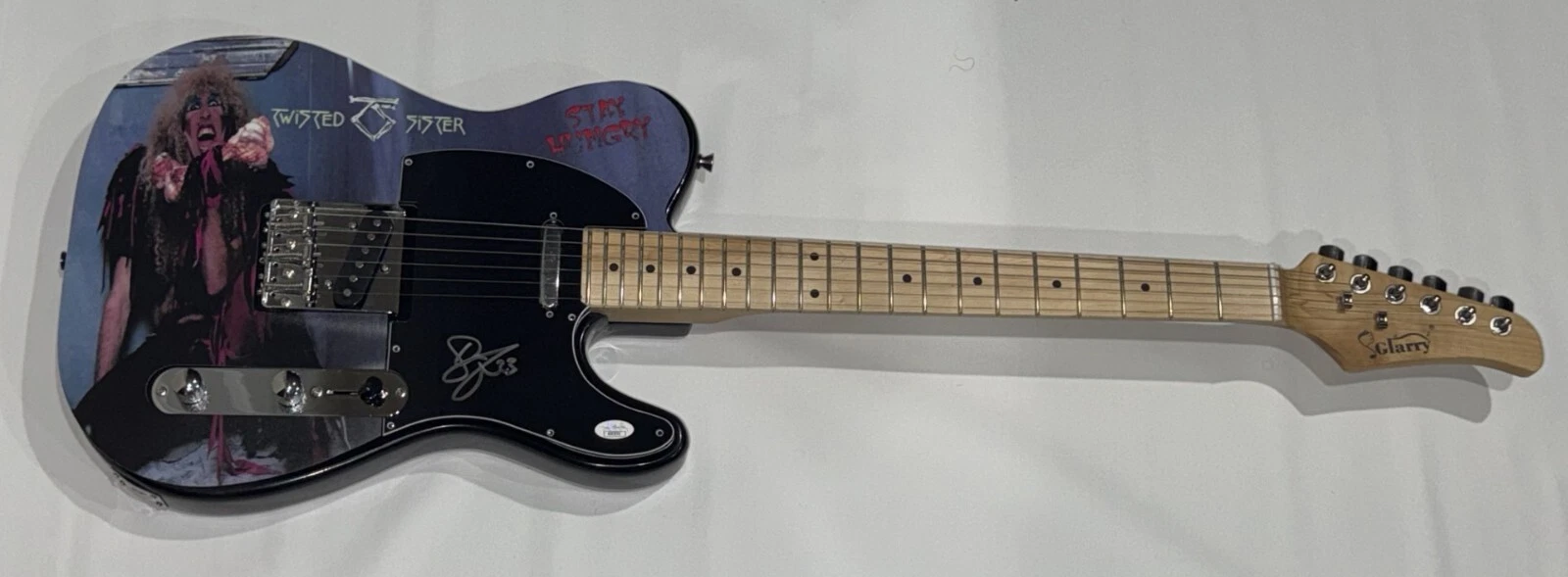 DEE SNIDER SIGNED CUSTOM TWISTED SISTER STAY HUNGRY ELECTRIC GUITAR JSA COA