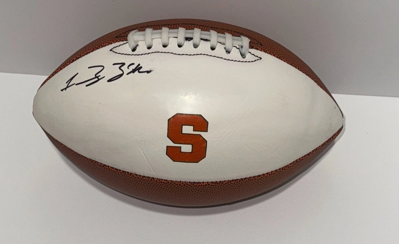 FRAN BROWN SIGNED SYRACUSE ORANGE FOOTBALL COACH AUTOGRAPHED PROOF JSA COA