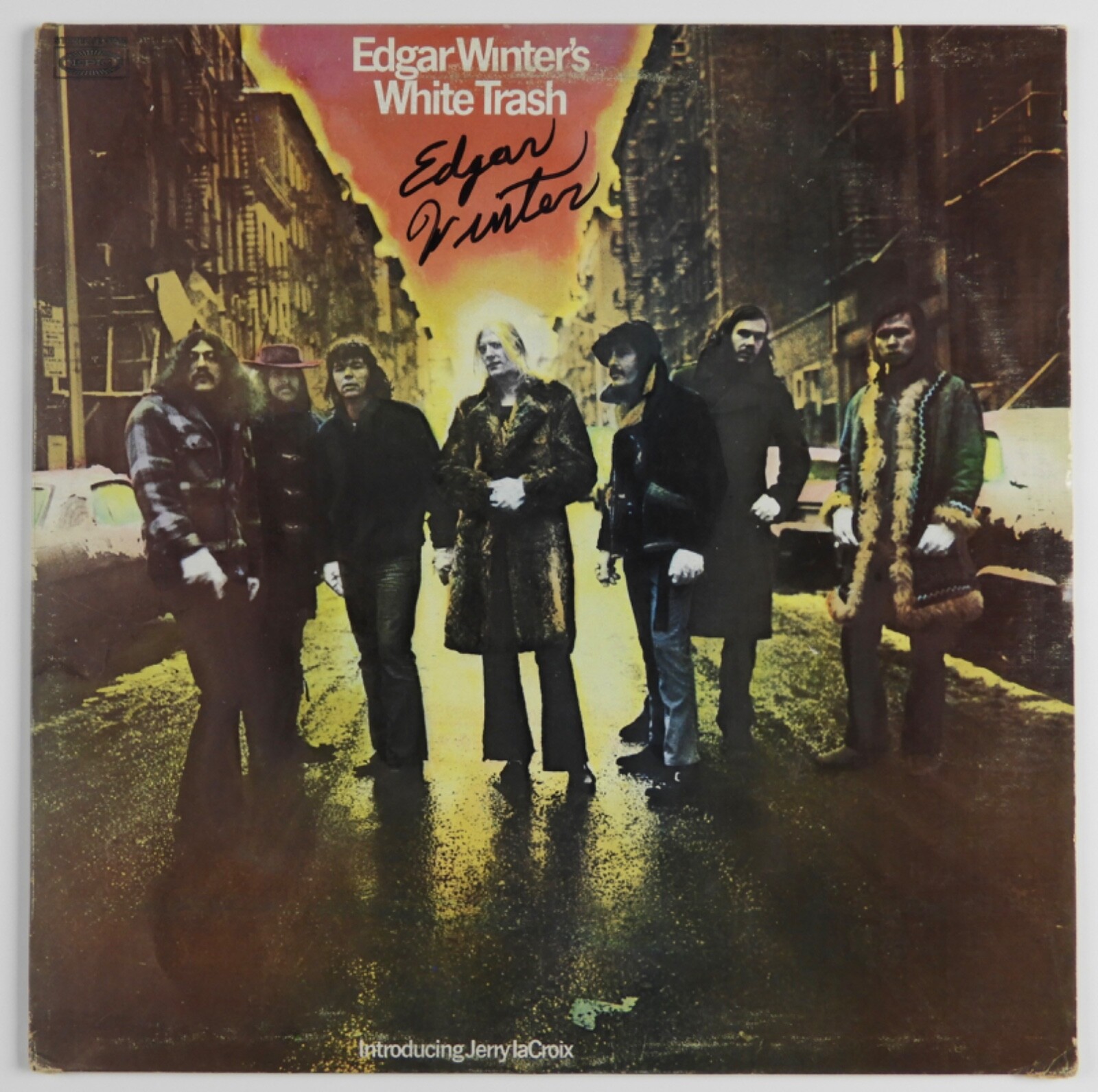 Edgar Winter JSA Signed Autograph Record Album Vinyl White Trash