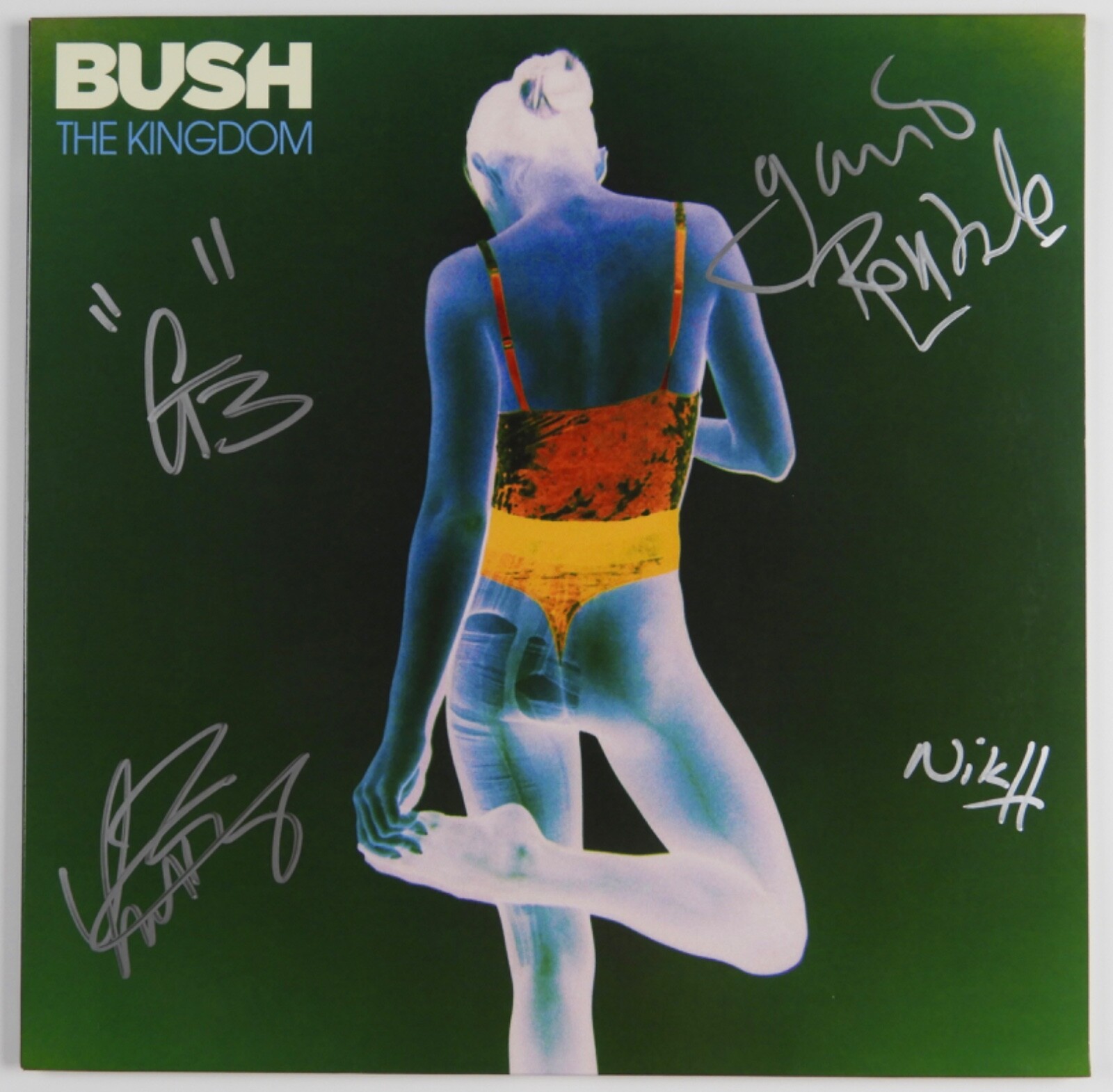 BUSH JSA Signed Autograph Record Album Vinyl The Kingdom