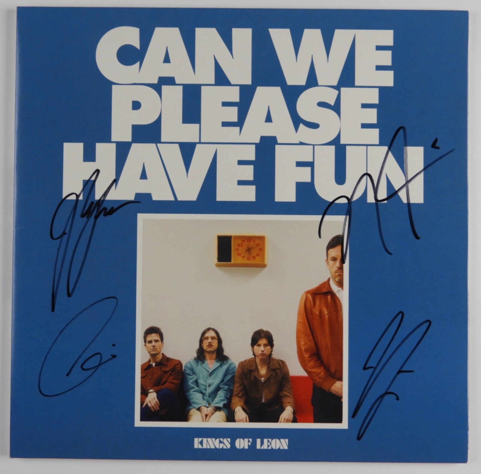 Kings Of Leon JSA Signed Autograph Record Album Vinyl Can We Please Have Fun