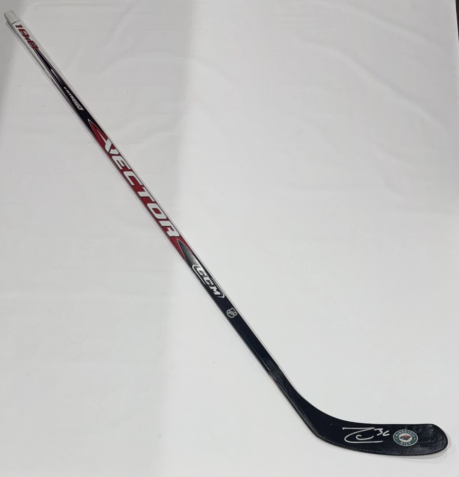 MATS ZUCCARELLO SIGNED FULL-SIZE HOCKEY STICK MINNESOTA WILD JSA COA