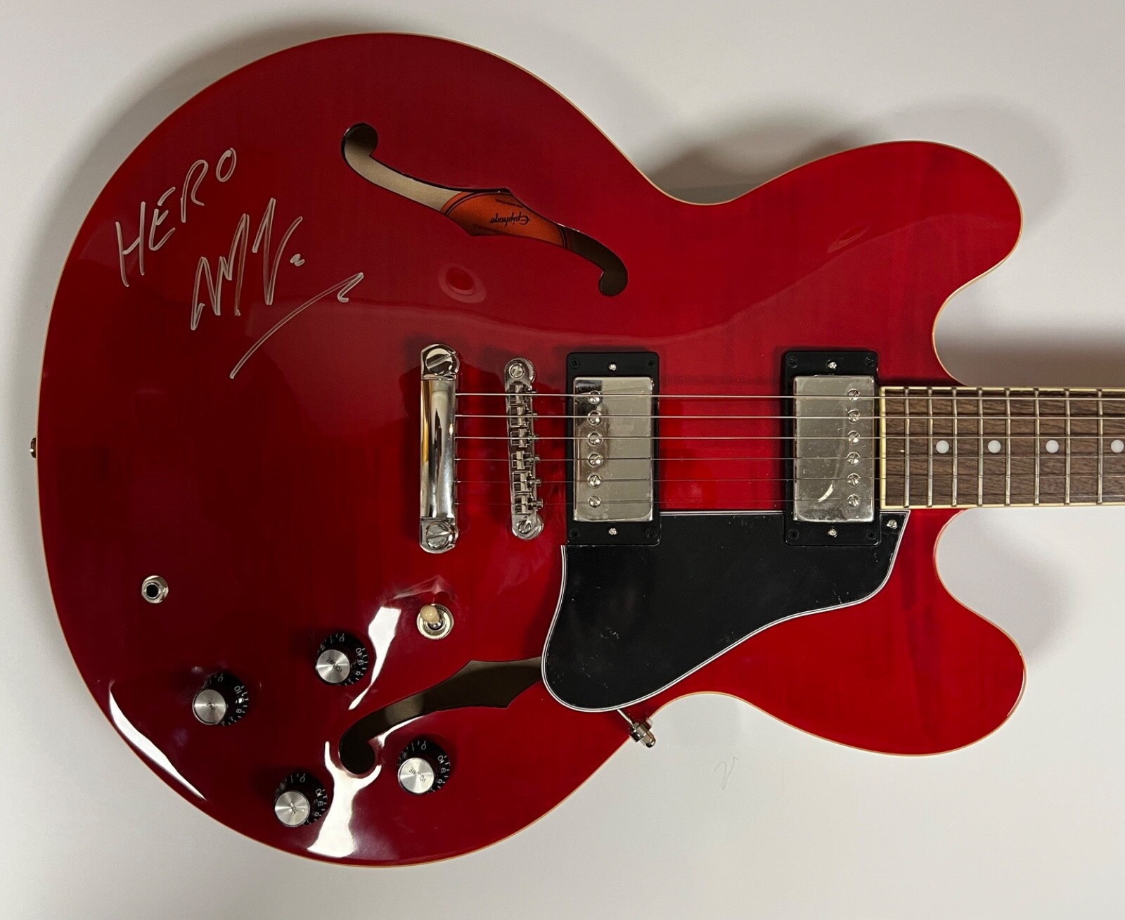 Marcus King JSA Autograph Signed Guitar Epiphone ES-335
