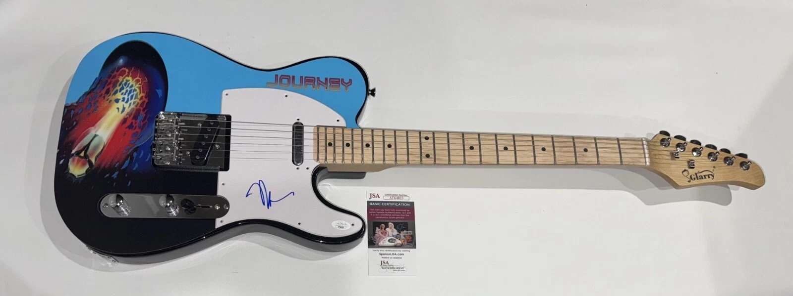 NEAL SCHON SIGNED CUSTOM JOURNEY ELECTRIC GUITAR JSA COA