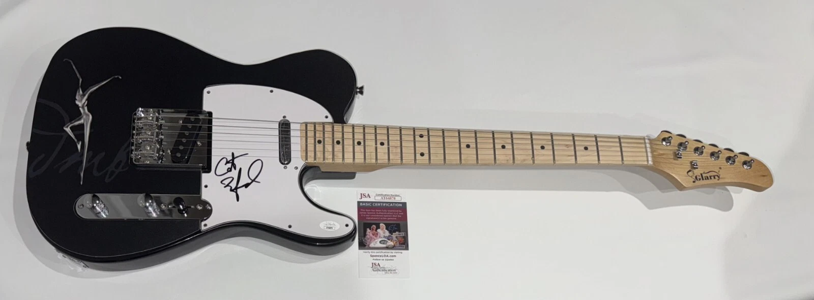 CARTER BEAUFORD SIGNED CUSTOM STAND ELECTRIC GUITAR DAVE MATTHEWS BAND JSA COA