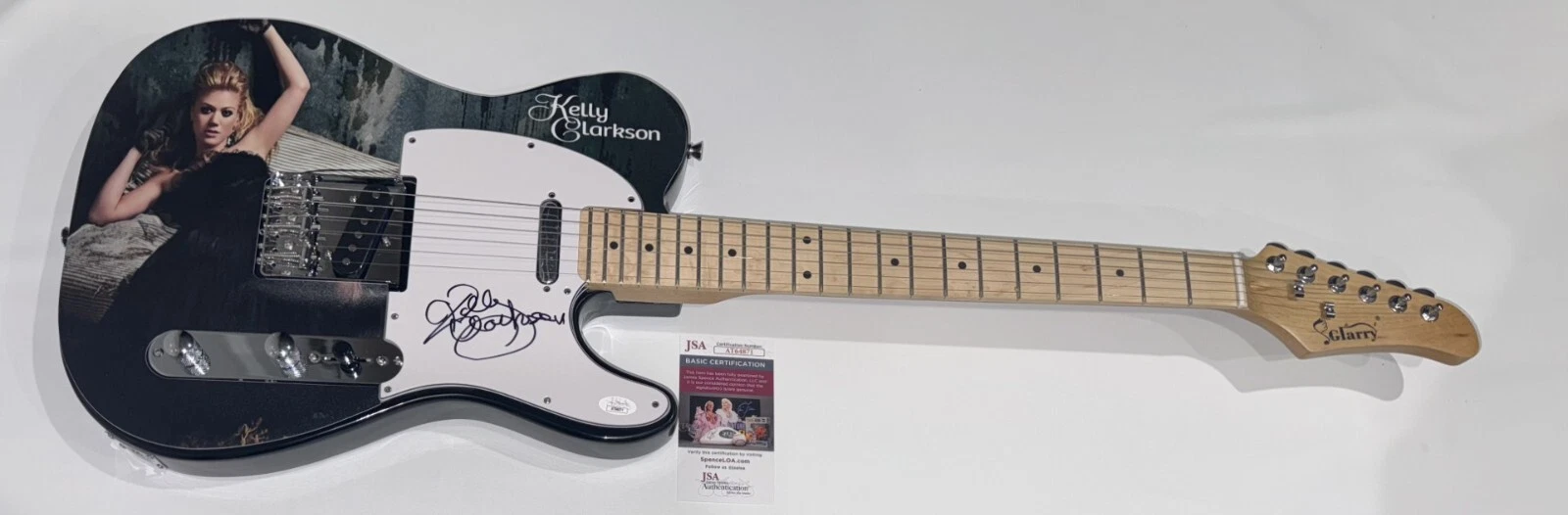KELLY CLARKSON SIGNED CUSTOM ELECTRIC GUITAR AUTOGRAPHED JSA COA