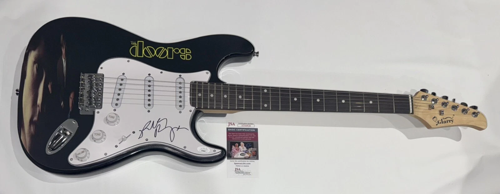 ROBBY KRIEGER SIGNED CUSTOM THE DOORS ELECTRIC GUITAR JSA COA