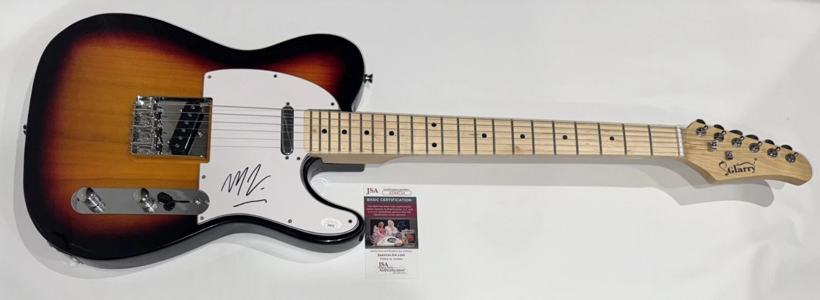 MARCUS KING SIGNED SUNBURST ELECTRIC GUITAR BLUES COUNTRY JSA COA