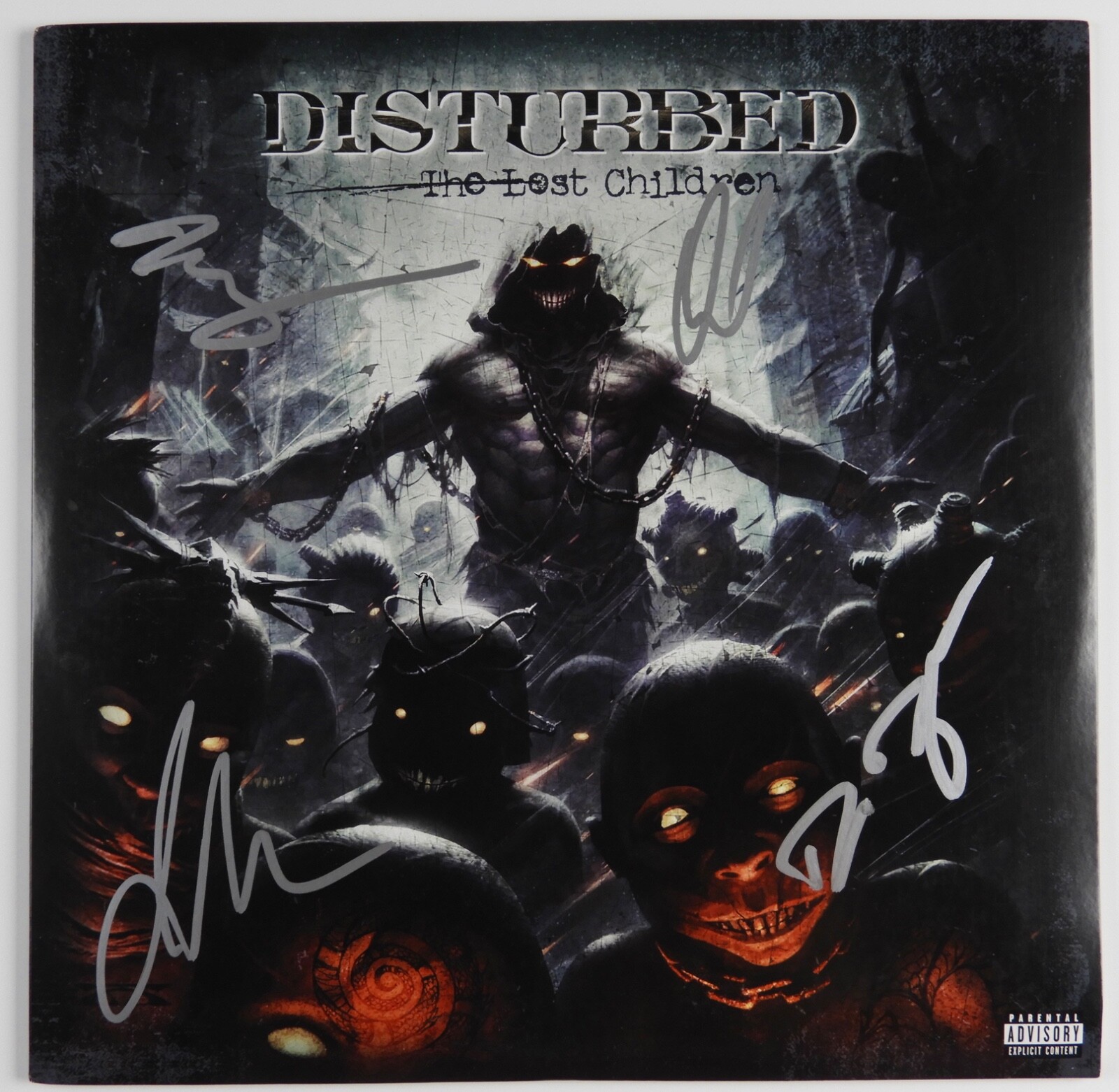 Disturbed Fully JSA Signed Autograph Vinyl Album Record The Lost Children