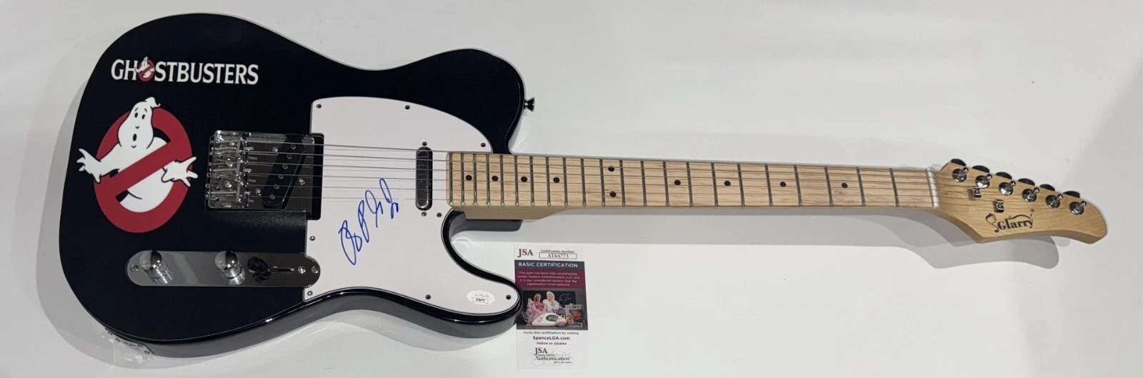 RAY PARKER JR. SIGNED CUSTOM GHOSTBUSTERS ELECTRIC GUITAR JSA COA