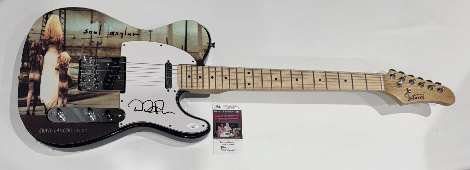 DAVE PIRNER SIGNED CUSTOM SOUL ASYLUM GRAVE DANCERS UNION GUITAR JSA COA