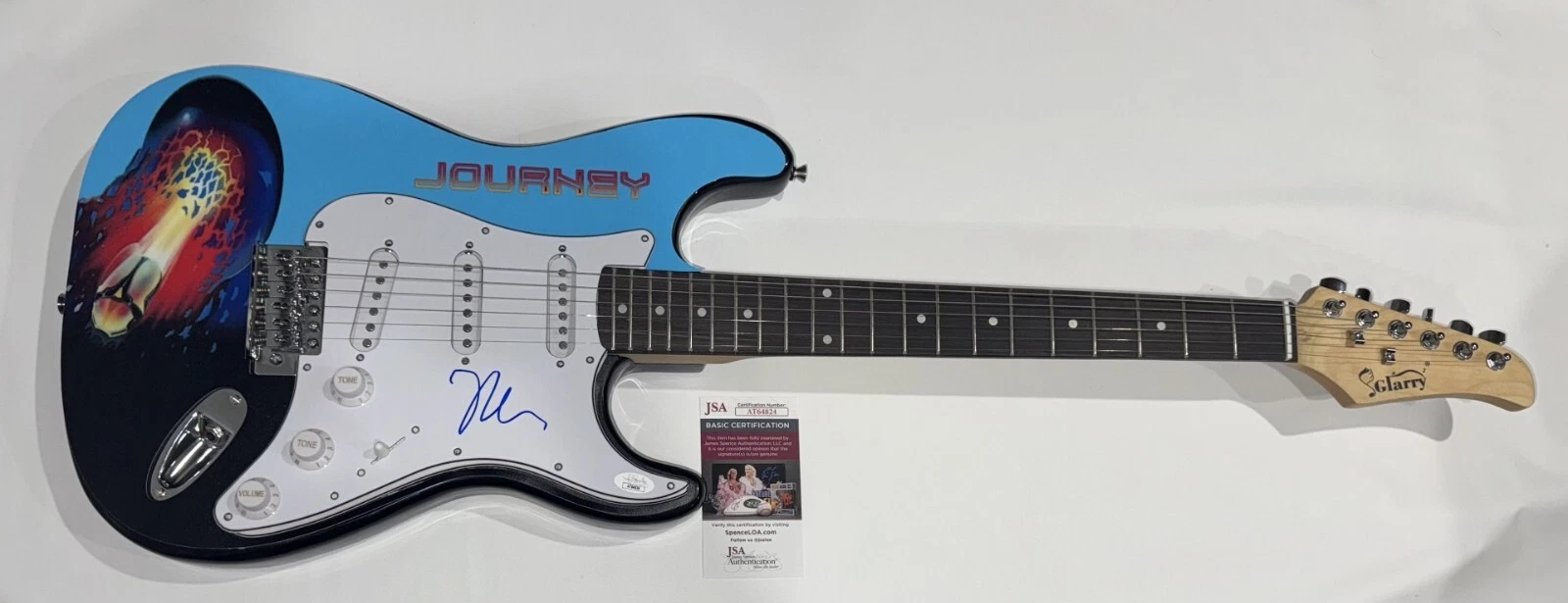 NEAL SCHON SIGNED CUSTOM JOURNEY ELECTRIC GUITAR JSA COA