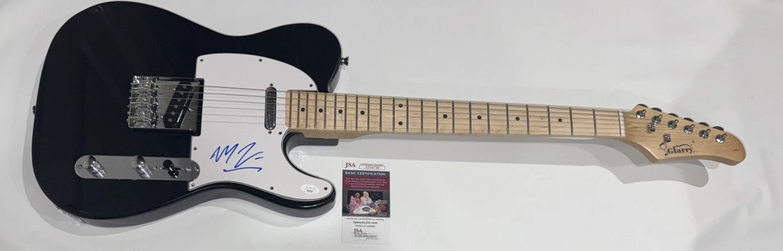 MARCUS KING SIGNED BLACK ELECTRIC GUITAR BLUES COUNTRY JSA COA