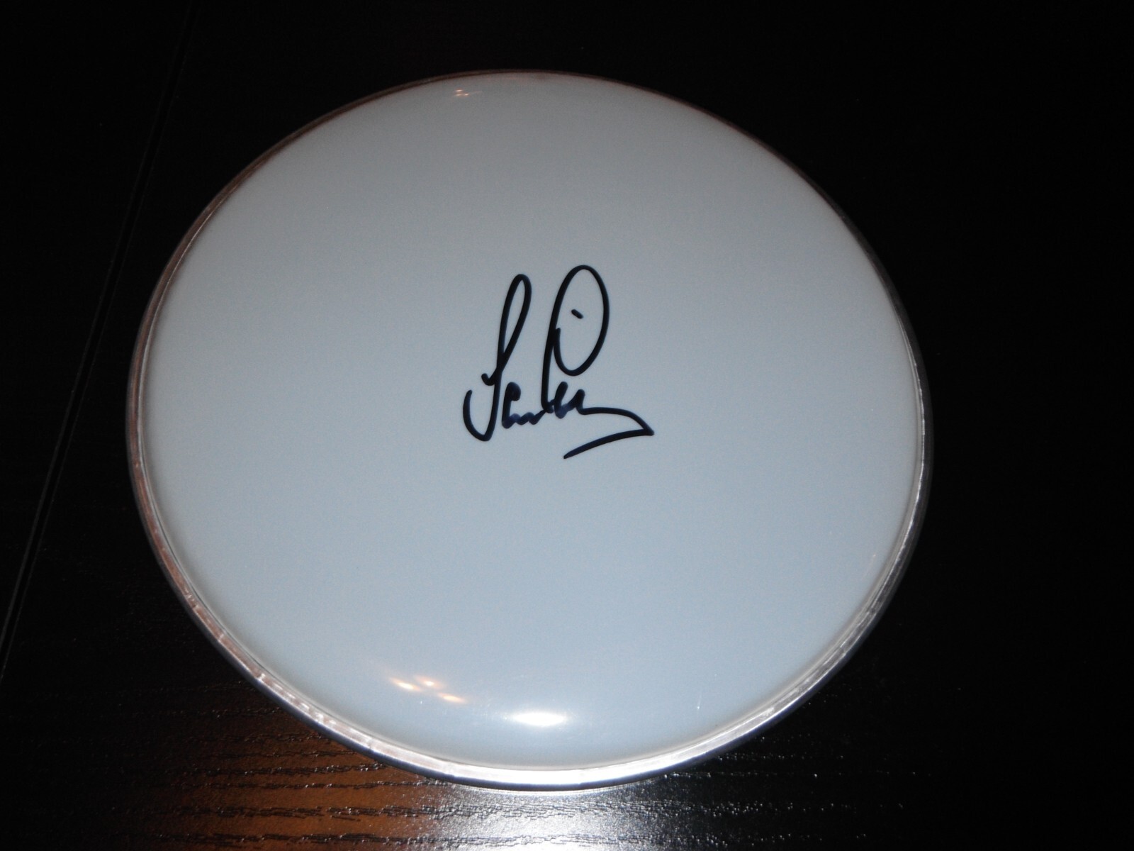 DEEP PURPLE IAN PAICE SIGNED 10 INCH DRUMHEAD