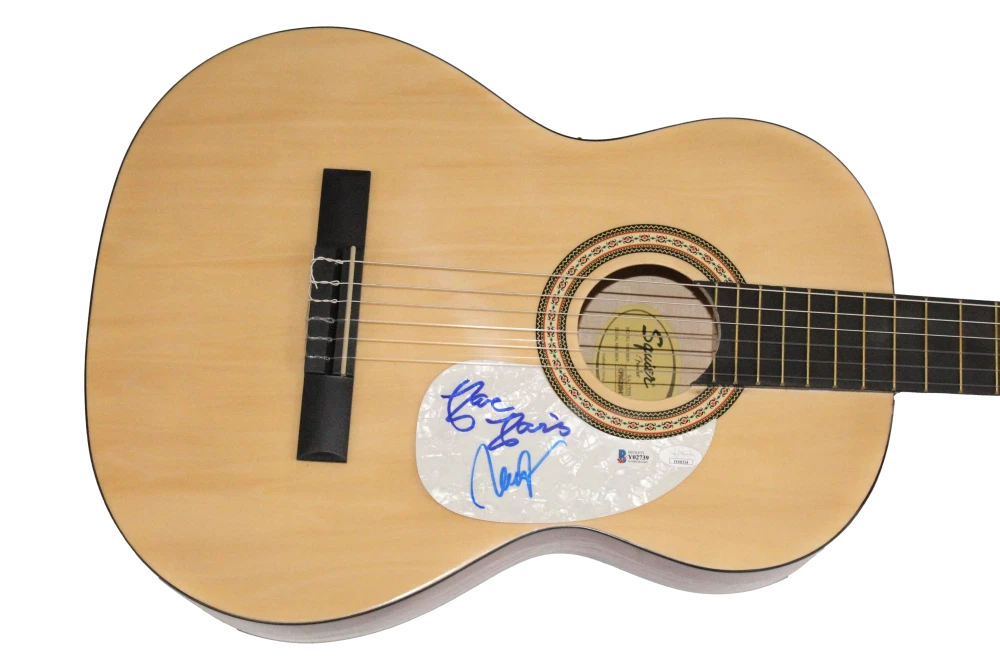 Ray Davies Dave Davies Signed Autograph Fender Acoustic Guitar The Kinks JSA COA