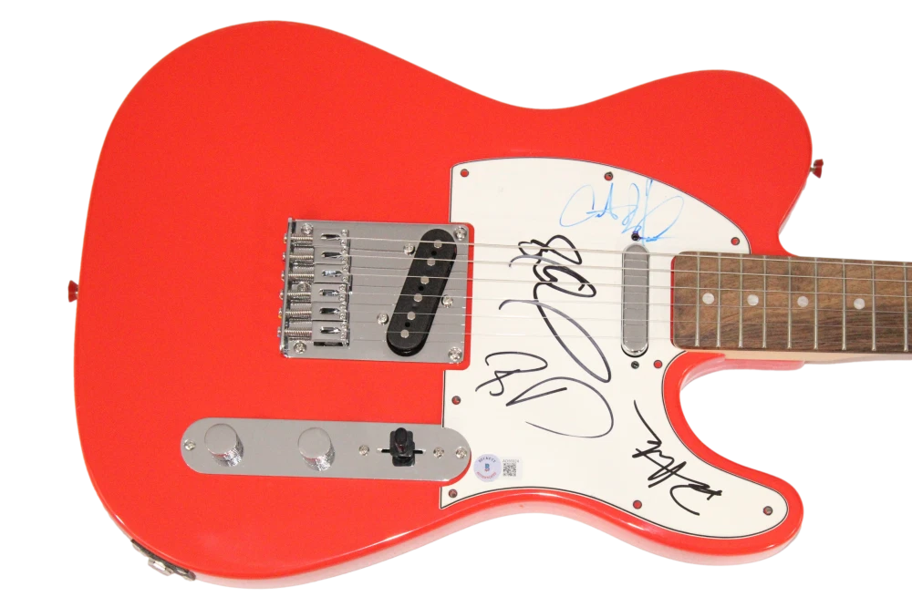 Dave Matthews Band x4 Signed Autograph Fender Telecaster Guitar w/ Beckett COA