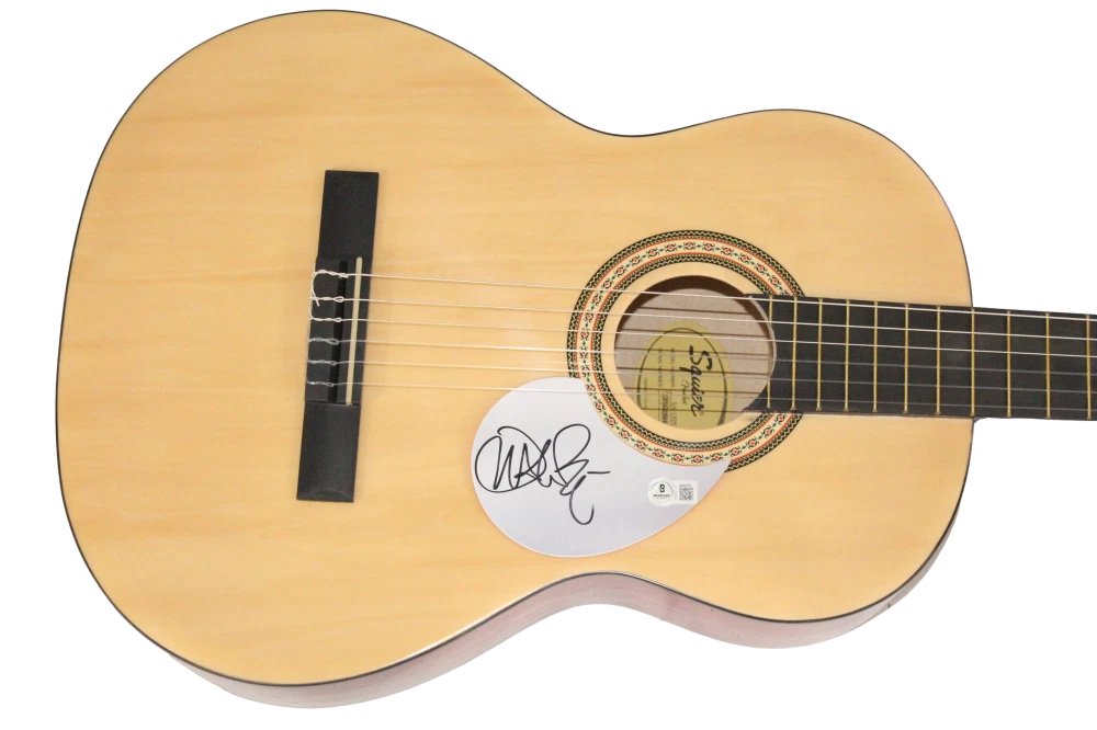 John Mayer Signed Autograph Fender Acoustic Guitar Room for Squares Beckett COA