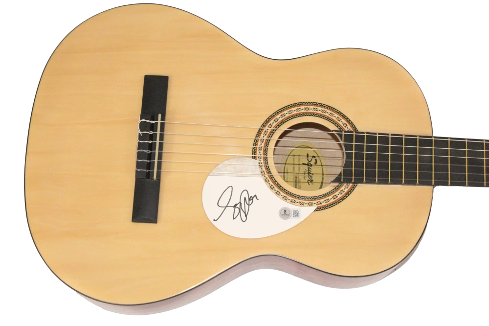 Geddy Lee Rush Signed Autograph Fender Acoustic Guitar - Hemispheres Beckett COA