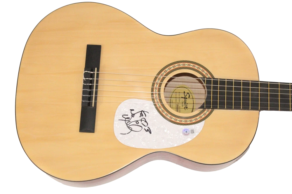 Nancy Wilson Heart Signed Autograph Fender Acoustic Guitar w/ Beckett COA