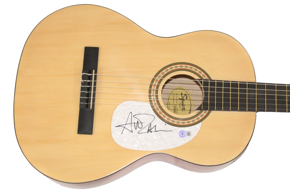 Avril Lavigne Signed Autograph Fender Acoustic Guitar Under My Skin Beckett COA
