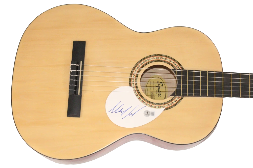 Mick Taylor Rolling Stones Signed Autograph Fender Acoustic Guitar - Beckett COA