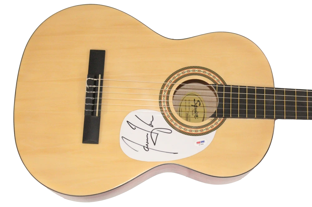 James Taylor Signed Autograph Fender Acoustic Guitar Sweet Baby James w/ PSA COA
