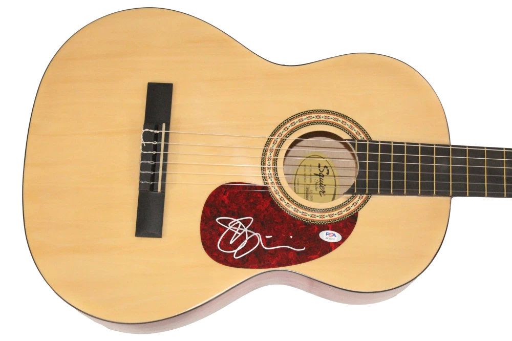 Joe Satriani Signed Autograph Fender Acoustic Guitar Chickenfoot PSA COA