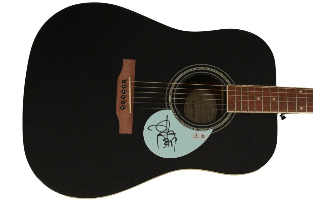 Johnny Depp Signed Autograph Gibson Epiphone Guitar Hollywood Vampires - Beckett