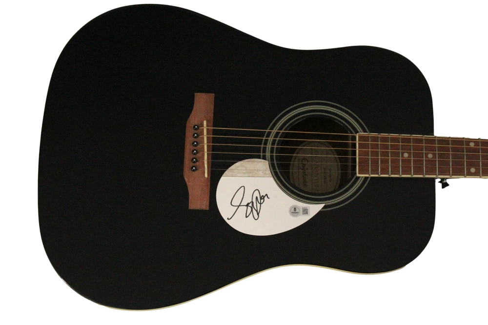 Geddy Lee Rush Signed Autograph Gibson Acoustic Guitar - Hemispheres Beckett COA